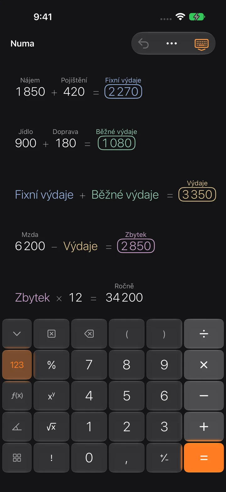 Počítat s názvy