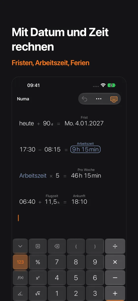 Mit Datum und Zeit rechnen: Fristen, Arbeitszeit, Ferien