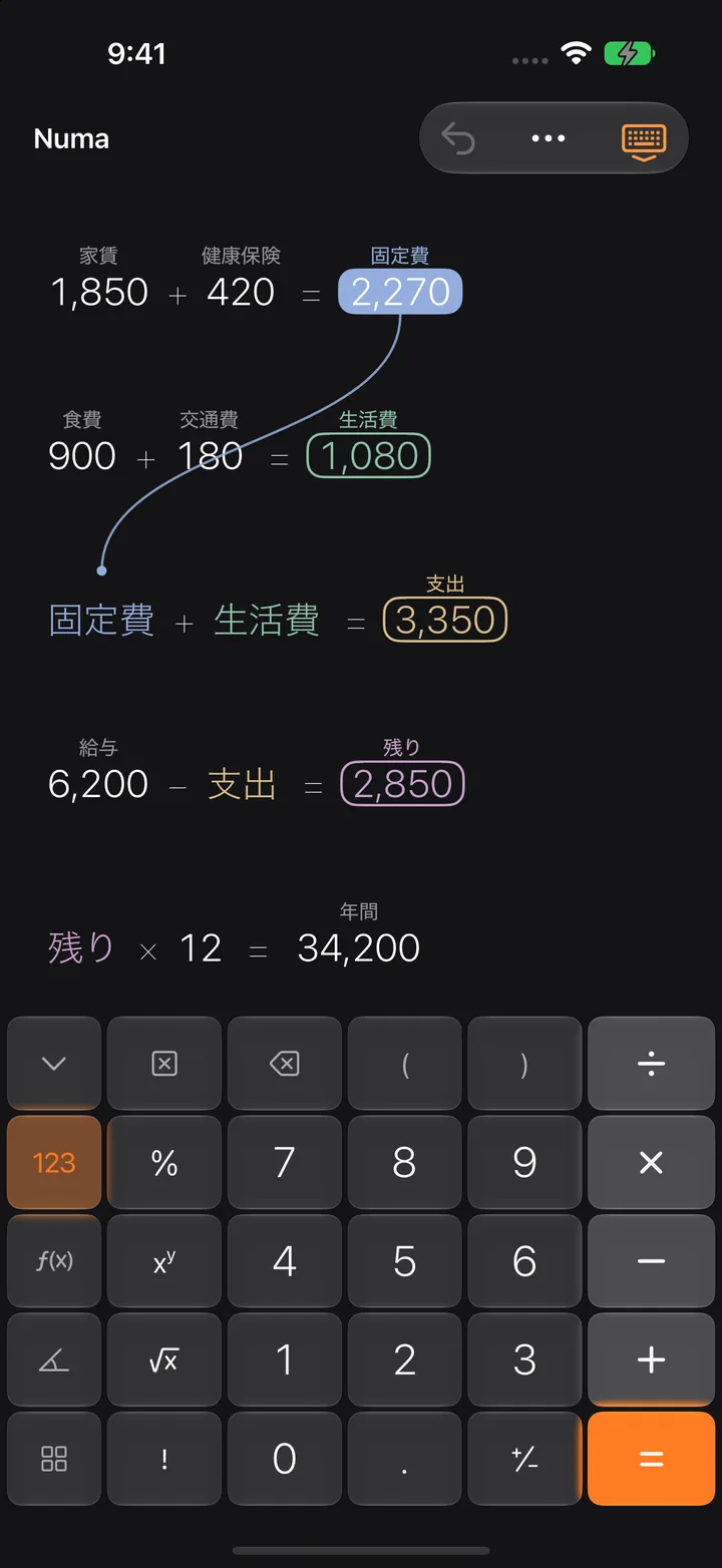結果をリンクする